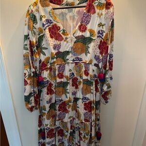 FINAL CALL Roller Rabbit Long Sleeve Maxi Dress